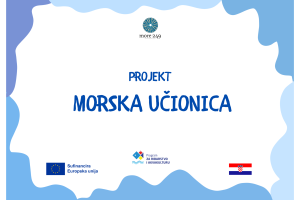 Rješenje o dodjeli sredstava za projekt “Morska učionica”